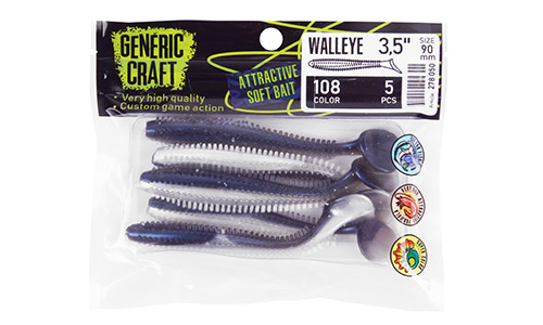   Generic Craft Walleye 3,5in, 9, .108, .5, . 278050 -  -    1