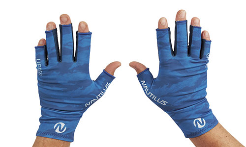   Nautilus spf50 lite gloves pro . dark blue -.  M/L -  -   