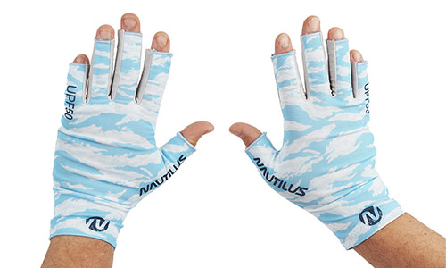   Nautilus spf50 lite gloves pro . blue -. L/XL -  -   