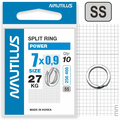 Nautilus   Power split ring 7*0,9  27 -  -   