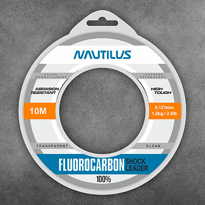 ����� Nautilus Fluorocarbon Shock leader 100% 0,331��.,7,7��, 10�.clean NEW - ������� ��������-������� ���������� ������� �������