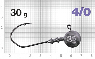 Джигер Nautilus Claw NC-1021 hook №4/0 30гр - оптовый интернет-магазин рыболовных товаров Пиранья - превью