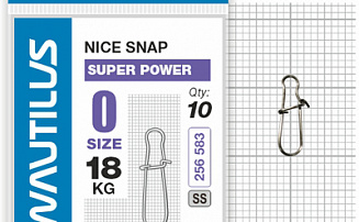 �������� ��������� Nautilus Nice Snap Super Power size #0 ���� 18�� - ������� ��������-������� ���������� ������� ������� - ������