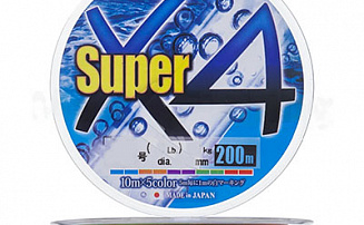  Duel PE Hardcore Super X4 200m 5Color 1.2 9.0kg -  -    - 