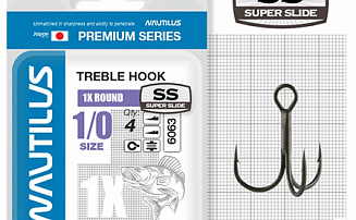 ������ ������� Nautilus 1X Round Premium Series 6063SS �  1/0 (4��) - ������� ��������-������� ���������� ������� ������� - ������