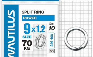 ������ Nautilus �������� ��������� Power split ring 9*1,2�� ���� 70�� - ������� ��������-������� ���������� ������� ������� - ������