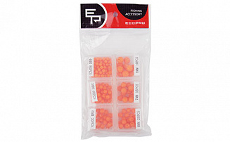 Набор мягких бусин ECOPRO EPPVCOR-185 PVC Orange образец - оптовый интернет-магазин рыболовных товаров Пиранья - превью