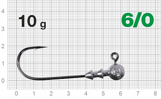 Джигер Nautilus Long Power NLP-1110 hook № 6/0 10гр - оптовый интернет-магазин рыболовных товаров Пиранья - превью