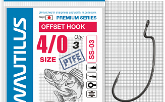 ������ �������� Nautilus Offset Super Slide Series Worm SS-03PTFE �4/0 - ������� ��������-������� ���������� ������� ������� - ������
