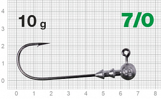 Джигер Nautilus Long Power NLP-1110 hook № 7/0 10гр - оптовый интернет-магазин рыболовных товаров Пиранья - превью