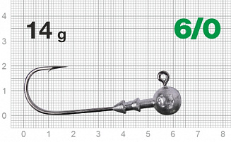 Джигер Nautilus Long Power NLP-1110 hook № 6/0 14гр - оптовый интернет-магазин рыболовных товаров Пиранья - превью