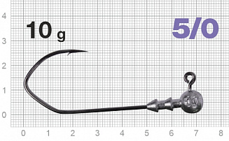 Джигер Nautilus Claw NC-1021 hook №5/0 10гр - оптовый интернет-магазин рыболовных товаров Пиранья - превью
