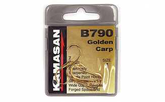 Крючок Kamasan B790 Golden Сarp № 1 образец - оптовый интернет-магазин рыболовных товаров Пиранья - превью