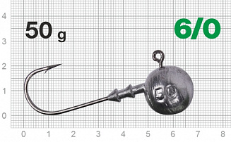 Джигер Nautilus Long Power NLP-1110 hook № 6/0 50гр - оптовый интернет-магазин рыболовных товаров Пиранья - превью