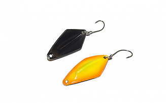 Блесна микроколебалка Cargo Скат   3.9г 3,4см  цв. 05 желт.оранжевый/черный - оптовый интернет-магазин рыболовных товаров Пиранья - превью
