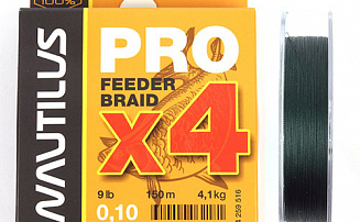 ���� Nautilus Pro Feeder Braid Dark Green d-0.10 4.1�� 9lb 150� - ������� ��������-������� ���������� ������� ������� - ������