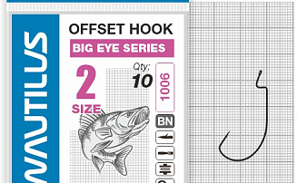 ������ �������� Nautilus Offset Big Eye Series Worm 1006 � 2 - ������� ��������-������� ���������� ������� ������� - ������
