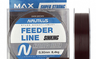 ����� �������� Nautilus Feeder sinking 0,33��.,9,7��, 150�.dark brown NEW - ������� ��������-������� ���������� ������� ������� - ������