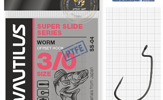   Nautilus Offset Super Slide Series Worm SS-04PTFE 3/0 -  -    - 