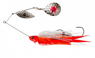 Спиннербейт Savage Gear Da-Bush 160 Sinking Red Head Silver, 16см, 32г, размер лепестка #6+#3, арт.72613 - оптовый интернет-магазин рыболовных товаров Пиранья - превью