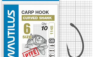  Nautilus Carp Curved Shank 1148PTFE  6 -  -    - 
