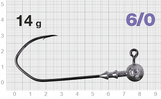 Джигер Nautilus Claw NC-1021 hook №6/0 14гр - оптовый интернет-магазин рыболовных товаров Пиранья - превью