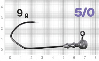 Джигер Nautilus Claw NC-1021 hook №5/0  9гр - оптовый интернет-магазин рыболовных товаров Пиранья - превью