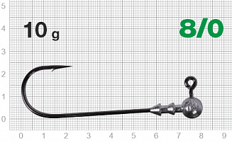 Джигер Nautilus Long Power NLP-1110 hook № 8/0 10гр - оптовый интернет-магазин рыболовных товаров Пиранья - превью