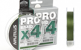 ���� Nautilus Pro Braid X4 Army Green d-0.09 2.7�� 6lb 150� - ������� ��������-������� ���������� ������� ������� - ������