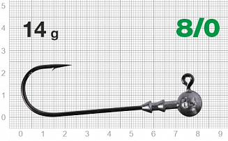 Джигер Nautilus Long Power NLP-1110 hook № 8/0 14гр - оптовый интернет-магазин рыболовных товаров Пиранья - превью