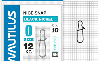  Nautilus Nice Snap black nickel size # 0  12 -  -    - 