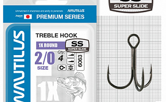 ������ ������� Nautilus 1X Round Premium Series 6063SS �   2/0 (4��) - ������� ��������-������� ���������� ������� ������� - ������