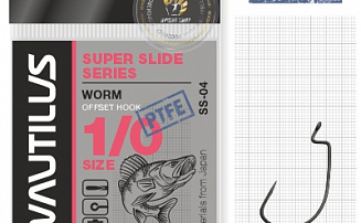   Nautilus Offset Super Slide Series Worm SS-04PTFE 1/0 -  -    - 