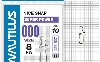 �������� ��������� Nautilus Nice Snap Super Power size #  000 ���� 8�� - ������� ��������-������� ���������� ������� ������� - ������