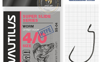   Nautilus Offset Super Slide Series Worm SS-04PTFE 4/0 -  -    - 