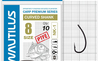  Nautilus Carp Curved Shank 1PTFE  8 -  -    - 