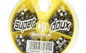 Набор поплавочных грузил Nautilus Super Doux 4 Cases # 0-6 0.12-0.48гр незначительные косметические дефекты упаковки - оптовый интернет-магазин рыболовных товаров Пиранья - превью