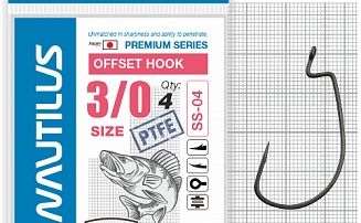 ������ �������� Nautilus Offset Super Slide Series Worm SS-04PTFE �3/0 - ������� ��������-������� ���������� ������� ������� - ������