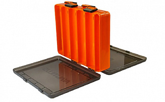 Коробка для приманок Nautilus 2-х сторонняя Orange NB2-205V-OR 20,5*17*4,8 - оптовый интернет-магазин рыболовных товаров Пиранья - превью