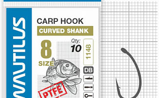  Nautilus Carp Curved Shank 1148PTFE  8 -  -    - 