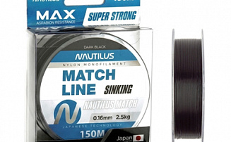 ����� �������� Nautilus Match sinking 0,28��.,7,1��, 150�.dark black - ������� ��������-������� ���������� ������� ������� - ������