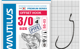 ������ �������� Nautilus Offset Super Slide Series Worm SS-03PTFE �3/0 - ������� ��������-������� ���������� ������� ������� - ������