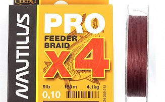 ���� Nautilus Pro Feeder Braid Brown d-0.10 4.1�� 9lb 150� - ������� ��������-������� ���������� ������� ������� - ������