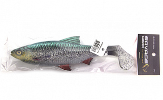 Мягкая приманка Savage Gear 4D LB River Roach 220 Green/Silver, 22см, 125гр, 1шт, арт.63716 - оптовый интернет-магазин рыболовных товаров Пиранья - превью
