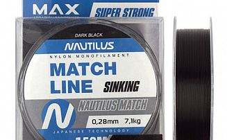 ����� �������� Nautilus Match sinking 0,25��.,5,9��, 150�.dark black - ������� ��������-������� ���������� ������� ������� - ������