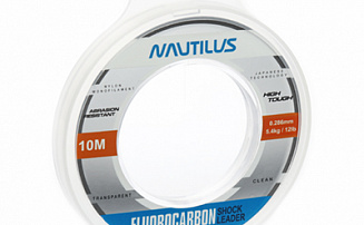 ����� Nautilus Fluorocarbon Shock leader 100% 0,286��.,5,4��, 10�.clean NEW - ������� ��������-������� ���������� ������� ������� - ������