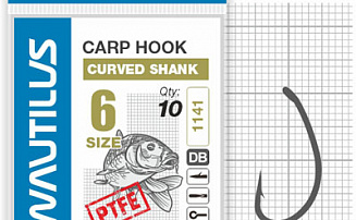  Nautilus Carp Curved Shank 1141PTFE  6 -  -    - 
