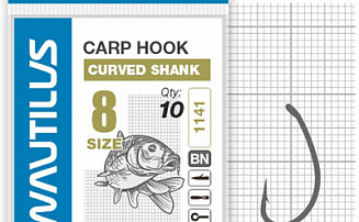  Nautilus Carp Curved Shank 1141BN   8 -  -    - 