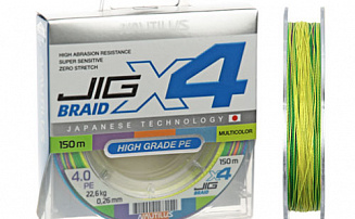 ���� Nautilus X4 Jig Braid Multicolour d-0.16�� 10.8�� 1,5PE 150� - ������� ��������-������� ���������� ������� ������� - ������