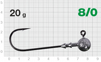 Джигер Nautilus Long Power NLP-1110 hook № 8/0 20гр - оптовый интернет-магазин рыболовных товаров Пиранья - превью